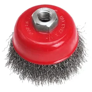 Szczotka druciana doczołowa 100 mm x M14 Bezpieczne zakupy